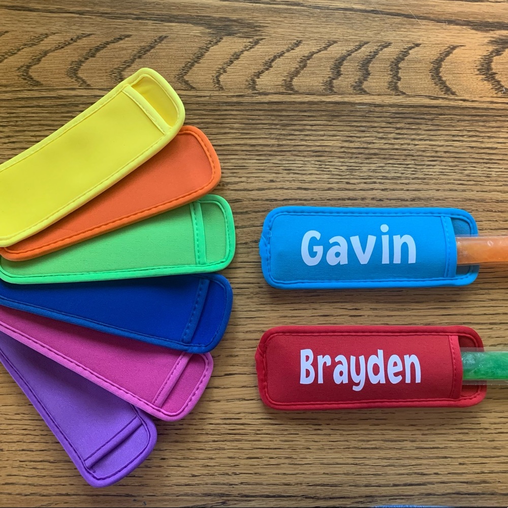 Personalized ice pop holder (2 for $20)